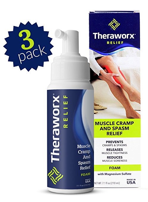 Theraworx Muscle Cramp and Spasm Relief Foam - 7.1 oz
