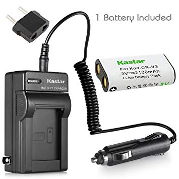 Kastar Battery 1-Pack and Charger for Canon PowerShot A60,70,75,300, Nikon Coolpix 600,700,800,950,990,2100,2200,3100,3200, Olympus, Pentax,Kodark, Sanyo, Digibino, Casion, Samsung Dig Max