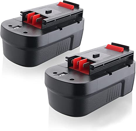 [Upgrade to 3600mAh] 2Pack HPB18 Ni-Mh Replacement for Black and Decker 18V Battery HPB18-OPE 244760-00 A1718, Compatible with Black and Decker Drill 18volt Battery