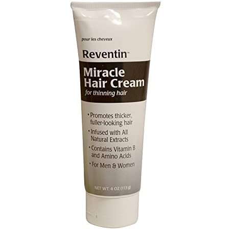 Reventin Miracle Hair Cream for Thinning Hair. 4oz easy to apply tube.