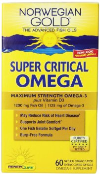 Renew Life Ng Super Critical Omega Fish Gels 60 Count