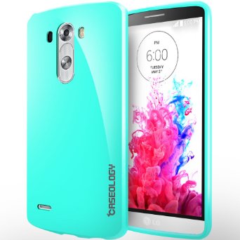LG G3 Case, Caseology® [Daybreak Series] Slim Fit Shock Absorbent Cover [Turquoise Mint] [Slip Resistant] for G3 - Turquoise Mint