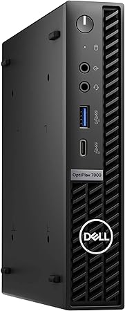 Dell 2023 OptiPlex 7000 Micro Form Factor MFF Business Desktop Computer, 12th Gen Intel 12-Core i7-12700 to 4.9GHz, 16GB DDR5 RAM, 512GB PCIe SSD, WiFi 6, Bluetooth, Keyboard & Mouse, Windows 11 Pro