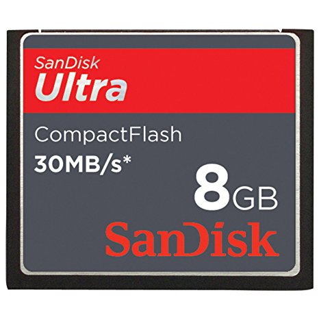 SanDisk 8GB/30MB Ultra CF Card ( SDCFH-008G-A11, US Retail Package )