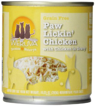 Weruva Paw LIckin Chicken Canned Cat Food, 12/10.05 OZ