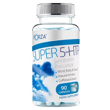 FORZA Super 5-HTP 200mg - Serotonin Booster and Mood Enhancer - Pot of 90 Capsules