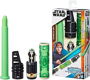 Star Wars Lightsaber Forge, Kyber Core, Sable de luz Personalizable de Luke Skywalker, Color Verde