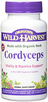 Oregon's Wild Harvest Cordyceps (Freeze-Dried) Organic, 60 Count