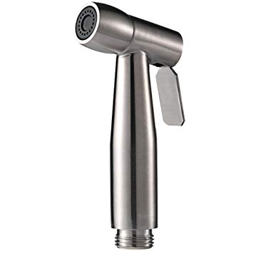 BERKET Stainless Steel Hand-Held Bidet Toilet Sprayer - Bidet Sprayer - For Personal Hygiene And Bedpan WC Spray (Bidet Sprayer)