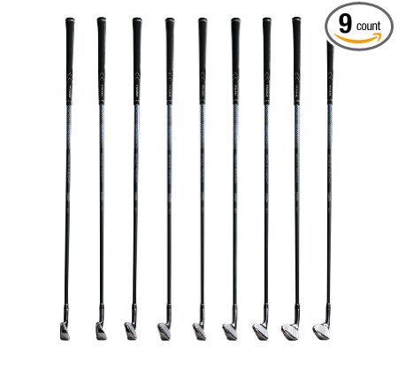 MAZEL Single Length Golf Irons Set for Men,Right Handed,4-SW(9 Pieces)