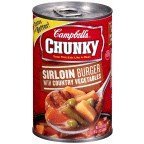 Campbell's Chunky Sirloin Burger with Country Vegetables Soup 18.8 oz (Pack of 12)