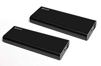 Nekteck [2Pack] 20100mAh Power Bank with Quick Charge 3.0 Output, Power Pack Portable Phone Charger External Backup Battery for Samsung, iPhone, iPad and More [Qualcomm Certified]