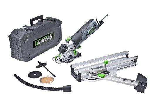 Genesis GPCS535KM TrakRunner Plunge Circular Saw Kit, 3 1/2"