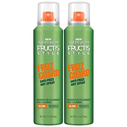 Garnier Hair Care Fructis Style Frizz Guard Anti-Frizz Dry Spray, 2Count