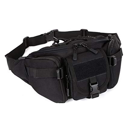 DCCN Tactical Molle Bum Bag Military Multifunctional Waist Hip Pack