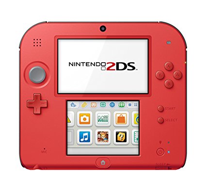 Nintendo 2DS-Crimson Red 2 with Mario Kart 7