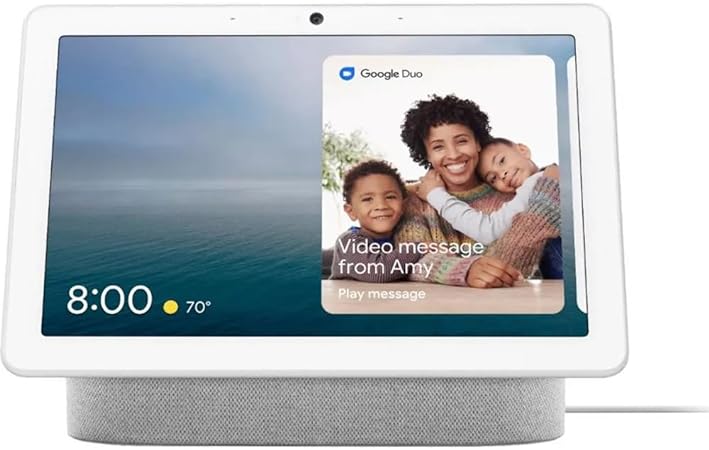 Google Nest Hub Max 10" Smart Display with Google Assistant - Chalk