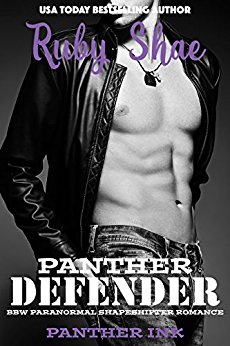Panther Defender: (BBW Paranormal Shapeshifter Romance) (Panther Ink Book 1)