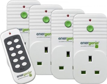 Energenie Remote Control Sockets (Pack of 4)