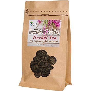 Sayan Ivan Chai Loose Herbal Tea 1.8oz / 50g | Blooming sally | Body Detox and Cleanse | No Caffeine | Natural Organic Certified| Brews 50 Cups | Rich in Antioxidants & Phytonutrients | Relaxation |