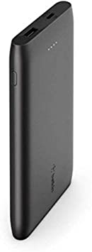 Belkin USB-C PD Power Bank 10K (Fast Charge Portable Charger w/USB-C   USB Ports, 10000mAh Capacity) Battery Pack for Galaxy, Pixel, iPhone More, Black, BPB001