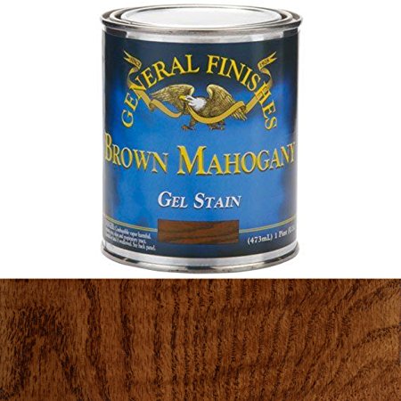 General Finishes BP Gel Stain, 1 pint, Brown Mahogany