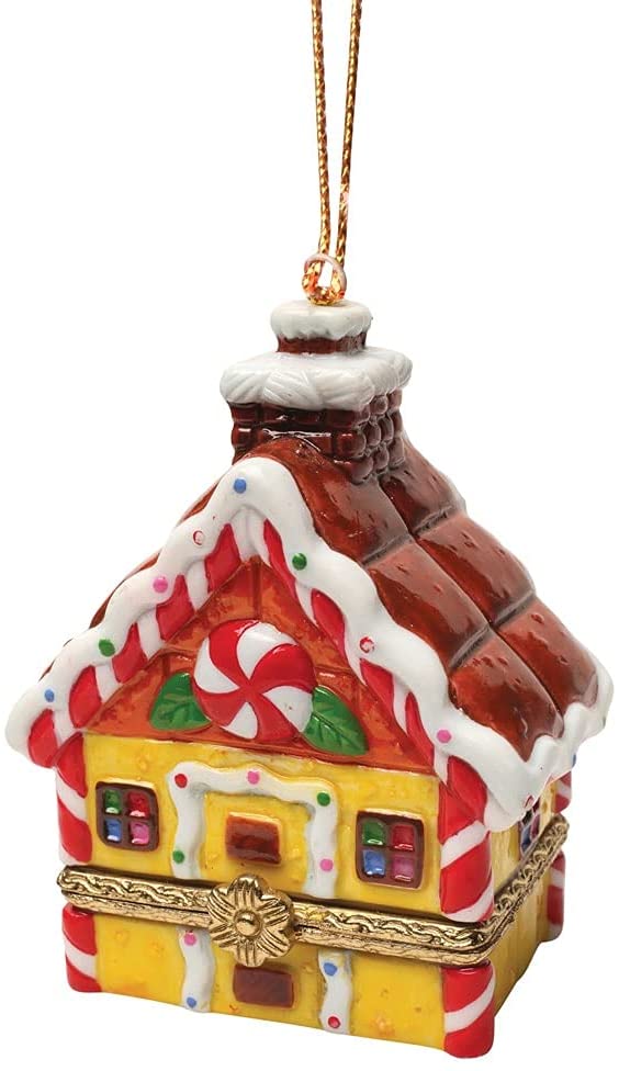 Bandwagon Porcelain Surprise Ornaments Box - Gingerbread