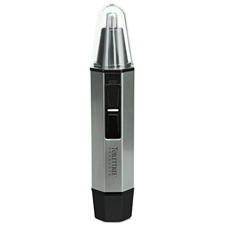 Professional Water Resistant Heavy Duty Steel Nose Trimmer with LED light (silver)