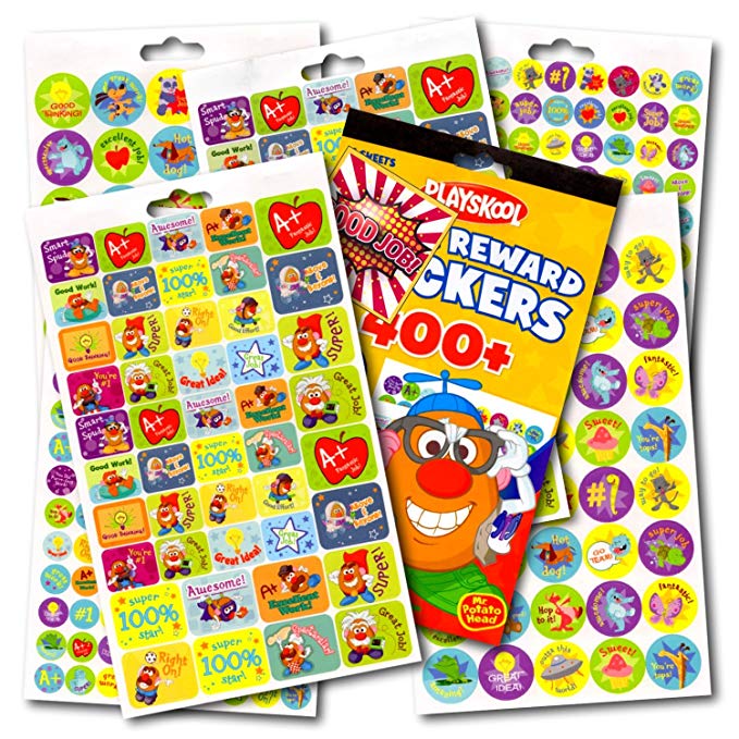 Playskool Stickers~Over 400 Fun Reward and Motivational Stickers Bundled With Specialty GWW Reward Sticker