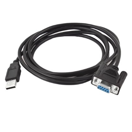 URBEST® 2M RS232 DB9 9 Pin Female to USB 2.0 PLC Serial Cable for Vigor VB VH