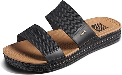 REEF Water Vista Slide Women's Platform Slide, Water Friendly, Arch Support