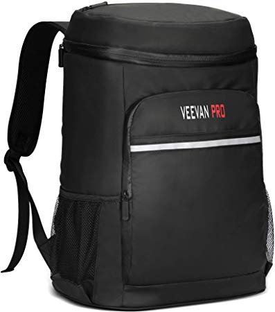 Veevanpro Waterproof Cooler Backpack Insulated Cool Bag Rucksack for Men Women 40 Cans 33L