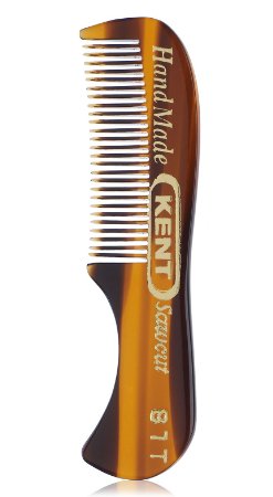 Kent - 73 mm Fine Toothed Moustache and Beard Comb Model No. 81T, Large