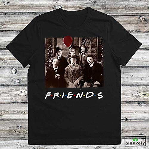Funny Friends Horror Halloween T-Shirt Horror Movies Characters