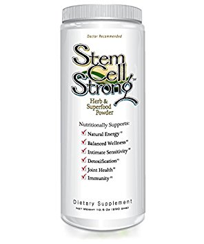 Stem Cell Strong Superfood - Immunity, Joint Support, Energy, Libido, Inflammation, Hormonal Function - Made with Organic, Vegan, Non GMO, Whole Raw Food Ingredients