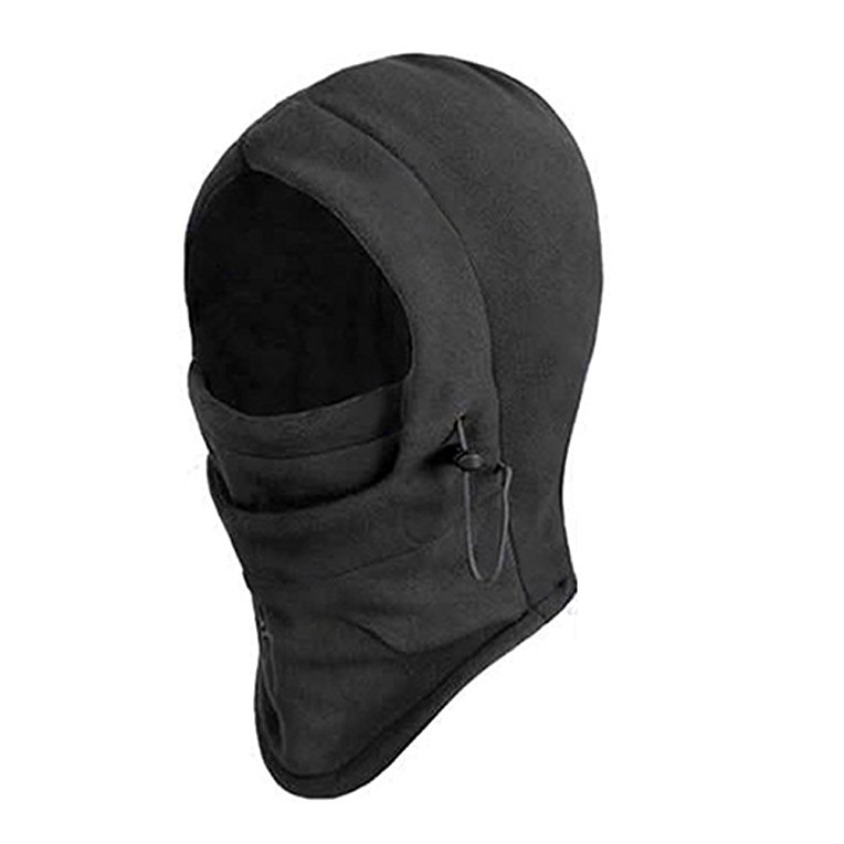 6 in 1 Thermal Fleece Balaclava Hood Police Swat Ski Bike Wind Stopper Face Mask