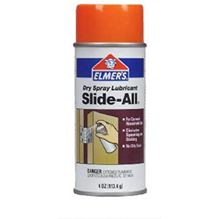 Elmer's E450 Slide-All Dry Spray Lubricant 4-Ounce