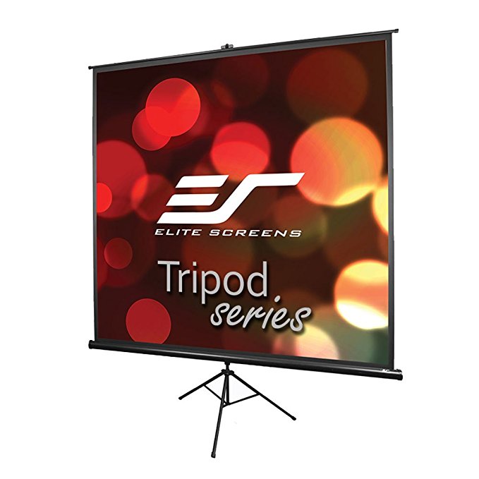 Elite Screens Tripod Series, 99-INCH 1:1, Adjustable Multi Aspect Ratio Portable Indoor Outdoor Projector Screen, 8K / 4K Ultra HD 3D Ready, 2-YEAR WARRANTY, T99UWS1