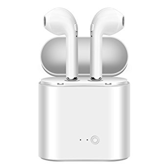 Bluetooth Earbuds, Wireless Earbud In-Ear Headphones Earpiece Earphone for iphone 8, 8 plus, X, 7, 7 plus, 6s, 6S Plus and Samsung Galaxy S7 S8 and Android Phones