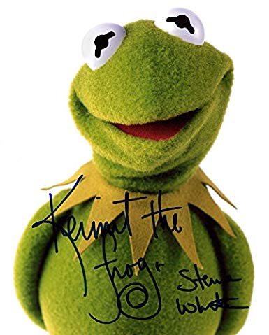 Steve Whitmire (Kermit the Frog The Muppets) signed 8x10 photo