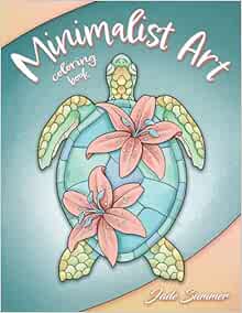 Minimalist Art: Adult Coloring Book for Women and Teens with Easy Boho Designs for Stress Relief and Relaxation (Easy Coloring Books)