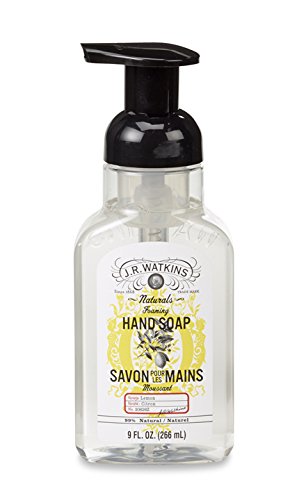 J.R. Watkins Natural Foaming Hand Soap, Lemon, 9 Ounce (Pack of 6)