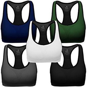 Mirity Women Racerback Sports Bras - High Impact Workout Gym Activewear Bra