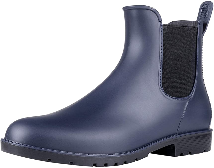 Asgard Women's Ankle Rain Boots Waterproof Chelsea Boots