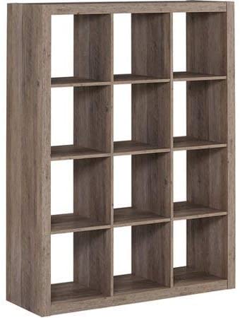 Better Homes and Gardens 12 Cube Storage Organizer, Rustic Gray   Free Home Decor
