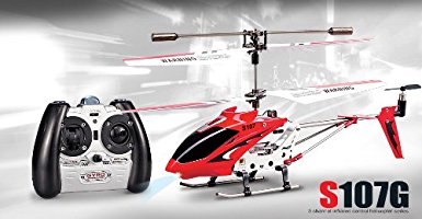 Syma S107/S107G  R/C Helicopter with Gyro- Red