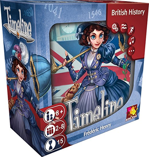 Asmodee Editions Timeline British History Card Game