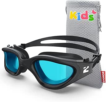 ZIONOR Kids Swim Goggles, G1MINI SE Anti-fog Swimming Goggles for Kid Child 6-14