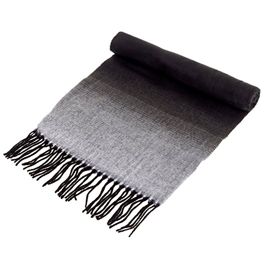 SilverHooks Soft & Warm Pattern Cashmere Scarf w/ Gift Box