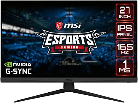 MSI Optix G273 27-Inch Esports Gaming Monitor, Grey